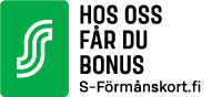 Hos oss f&aring;r du Bonus.